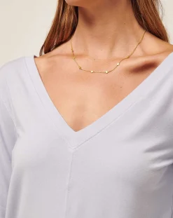 Bay Waves Vneck Top