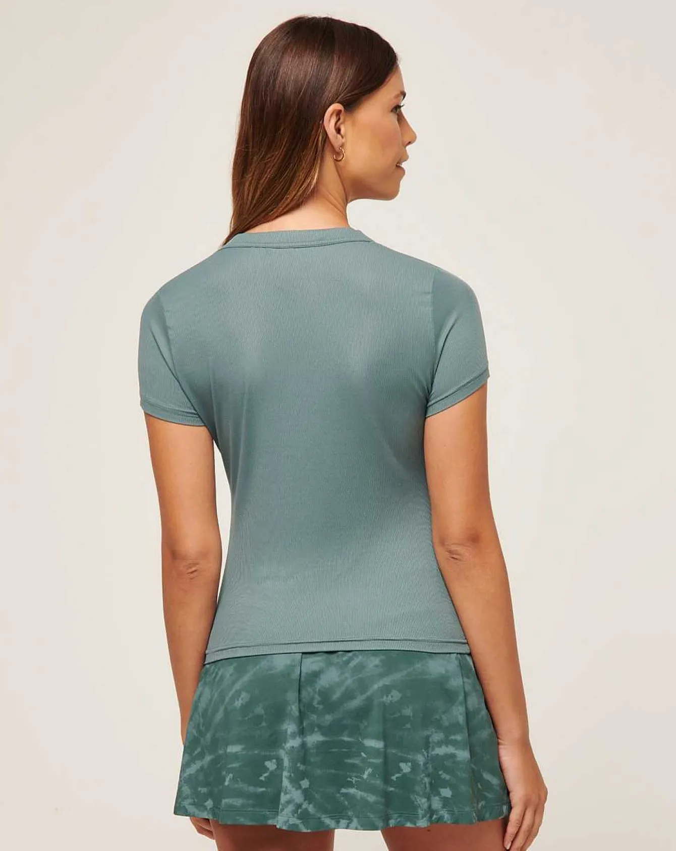 Butterfly Beach Ribbed Top