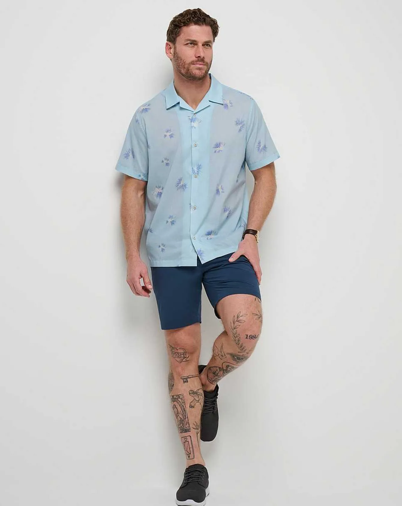 Casino Holiday Button-Up