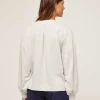 Cloud Terry Vneck Top