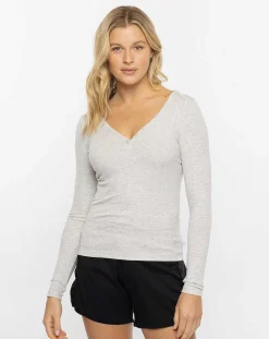 Cocktail Hour Cloud Ribbed Top