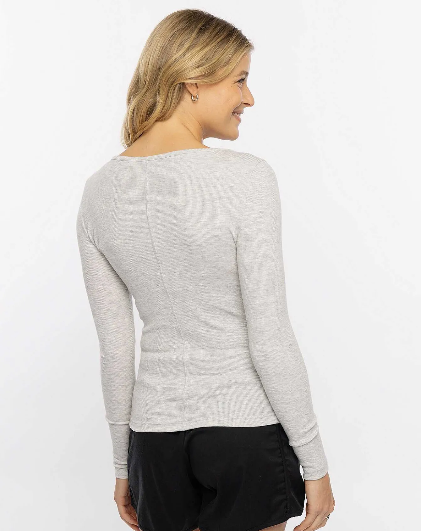 Cocktail Hour Cloud Ribbed Top