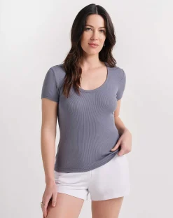 Come Alive Cloud Ribbed Top