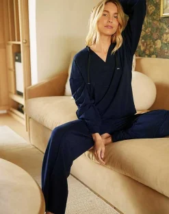 Connecting Flight Cloud Terry Wide Leg Pant
