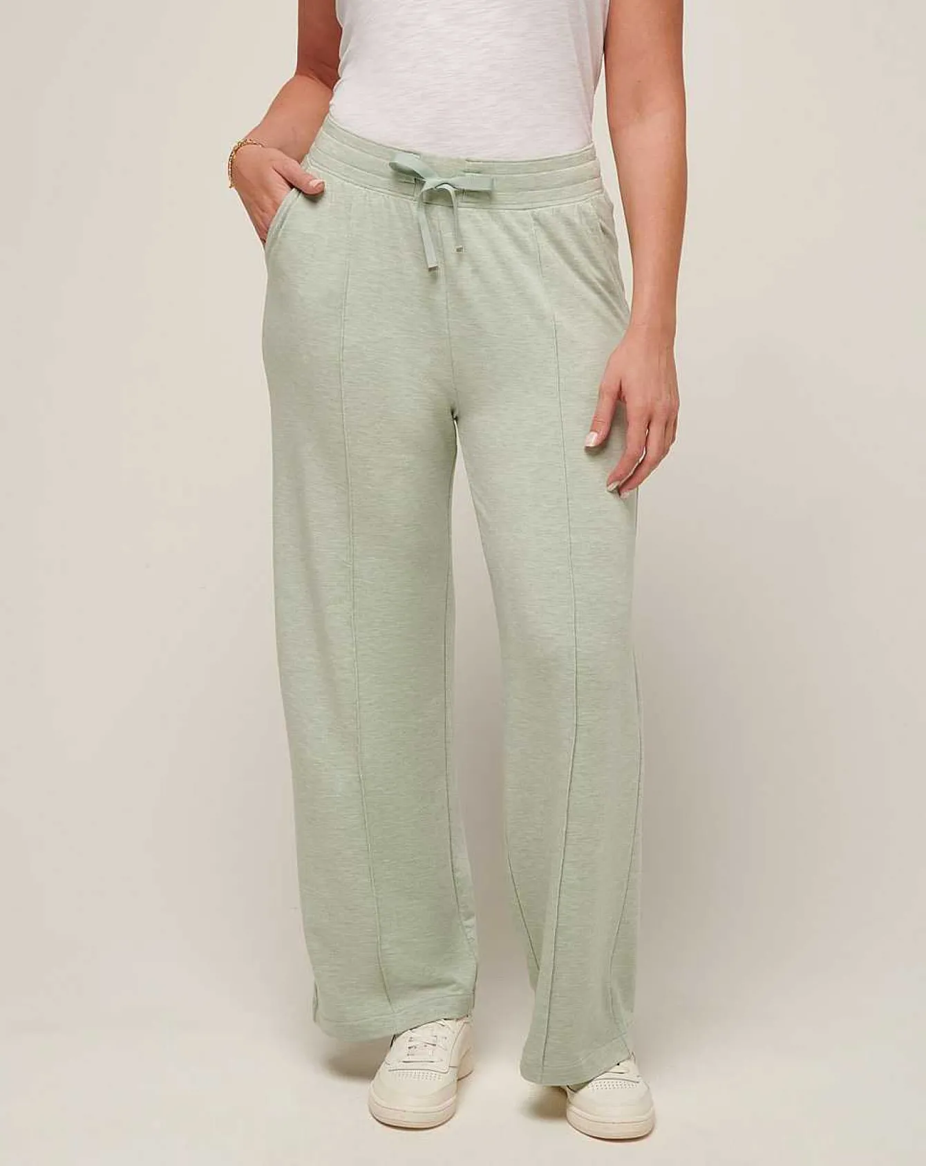 Connecting Flight Cloud Terry Wide Leg Pant