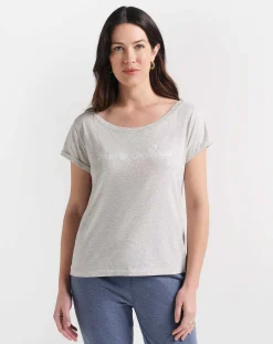 Girl Talk Tm Embroidered Tee
