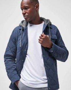 Grey Wave Full Zip Hoodie