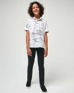 Heater Camo Youth Polo