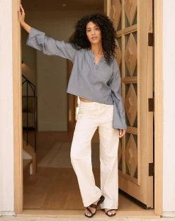 Marina Mornings Twill Denim Pant