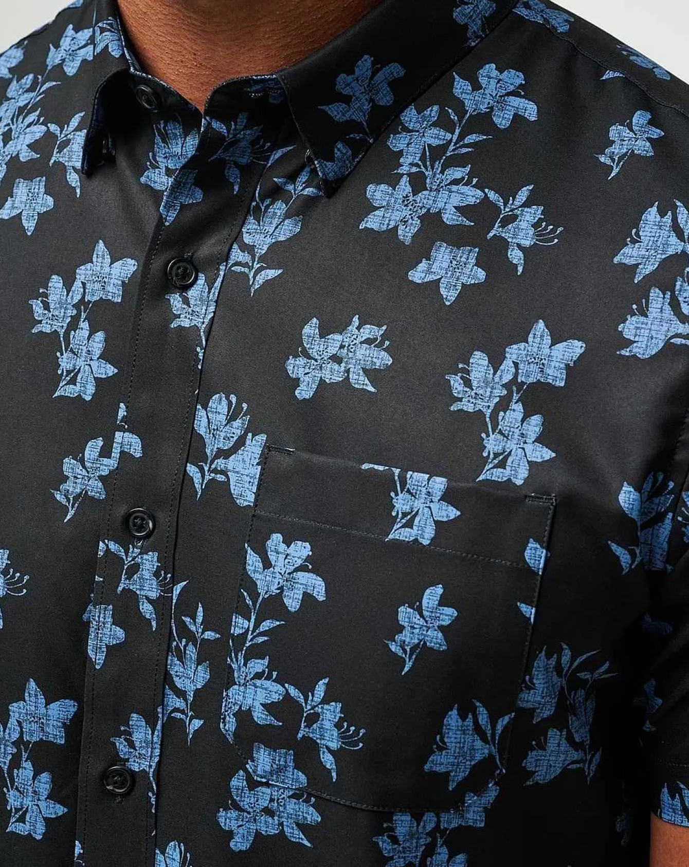 Mist On The Lake Button-Up