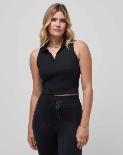 Moveknit Sleeveless Vneck Polo