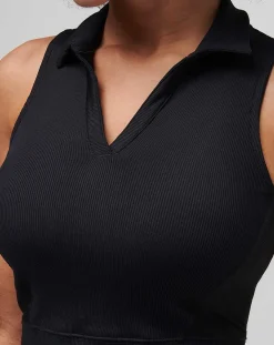 Moveknit Sleeveless Vneck Polo