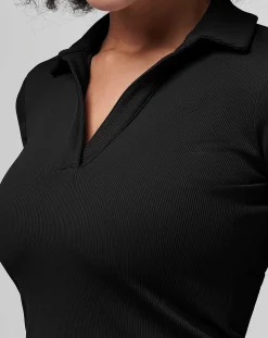 Moveknit Vneck Polo