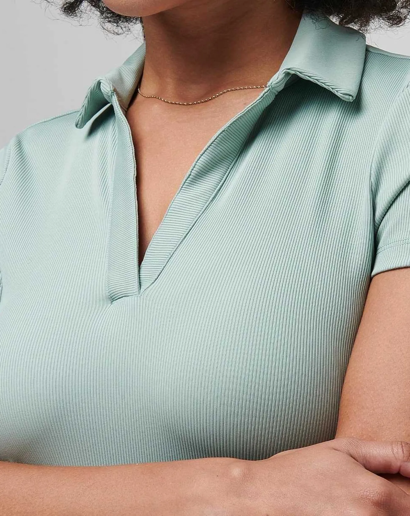 Moveknit Vneck Polo