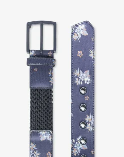 Ocean Flare Canvas Stretch Belt