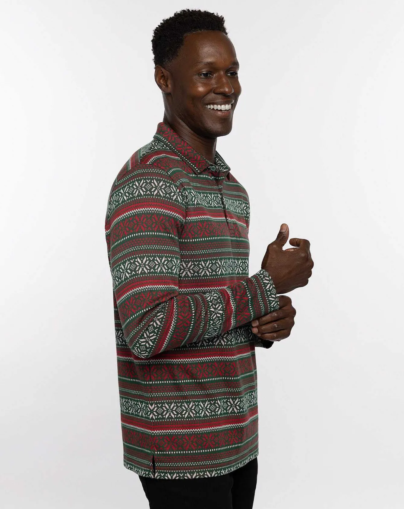 Pure Gold Long Sleeve Polo