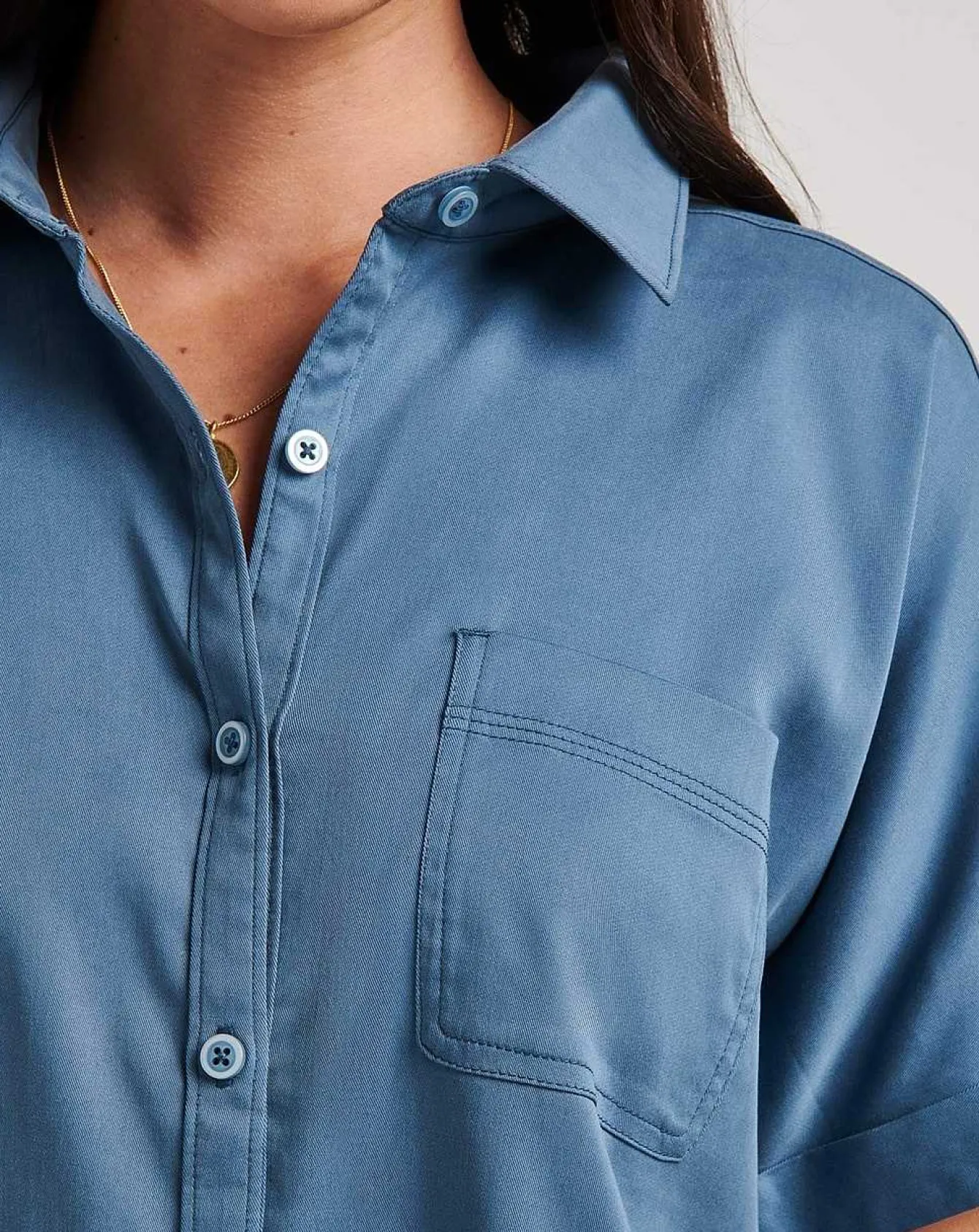 Seaside Bliss Tie Front Top