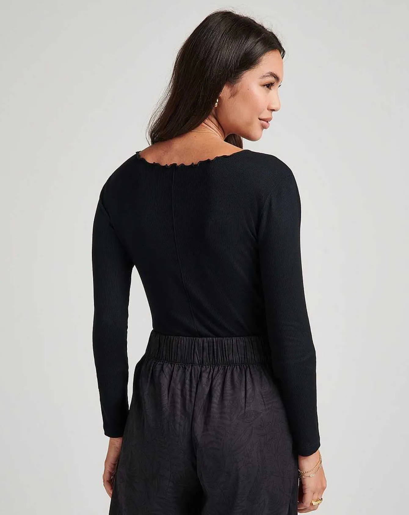 Something Sweet Cloud Ribbed Top