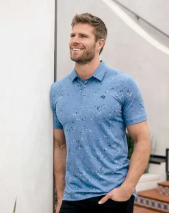 Splatter Print Polo