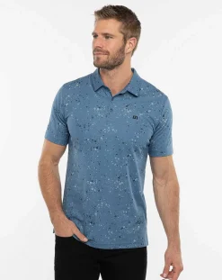 Splatter Print Polo