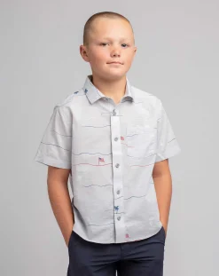 Star Spangled Banner Youth Button-Up
