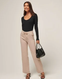 Sun Season Cloud Ribbed Top