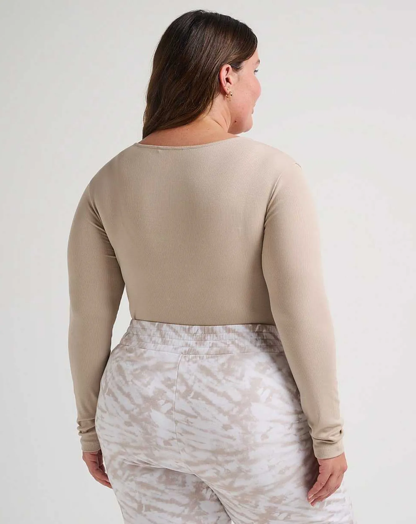 Sun Season Cloud Ribbed Top