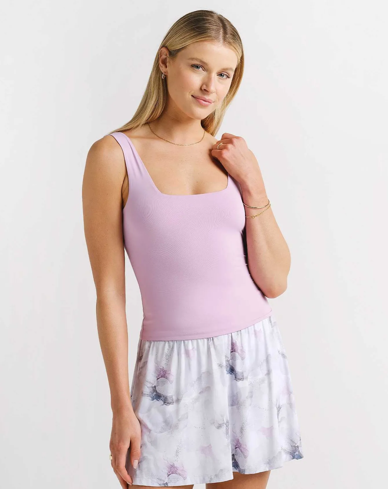 Tropical Bliss Square Neck Tank