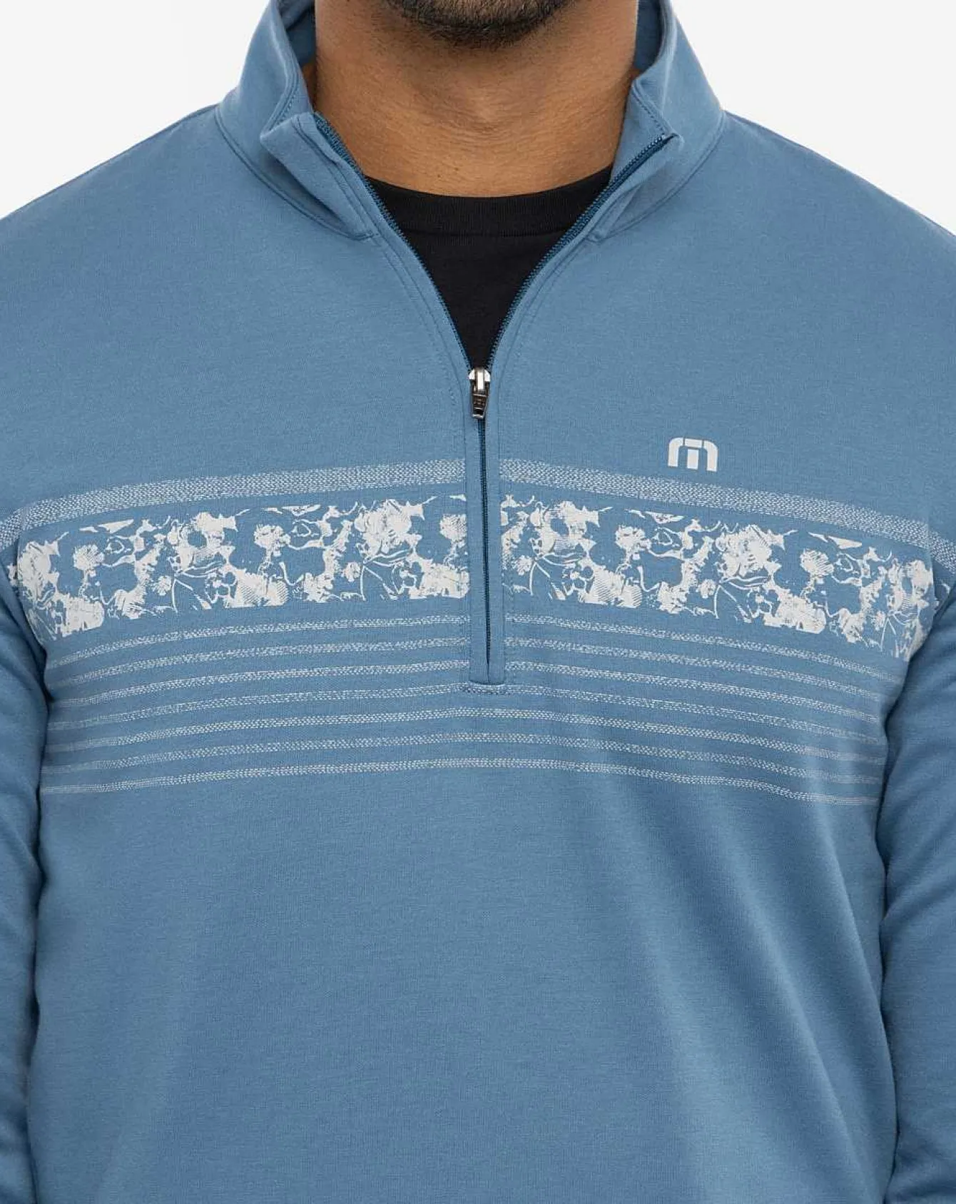 Upgraded Striped Quarter Zip