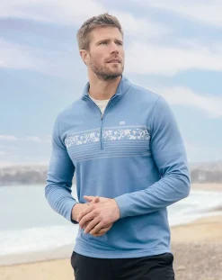 Upgraded Striped Quarter Zip