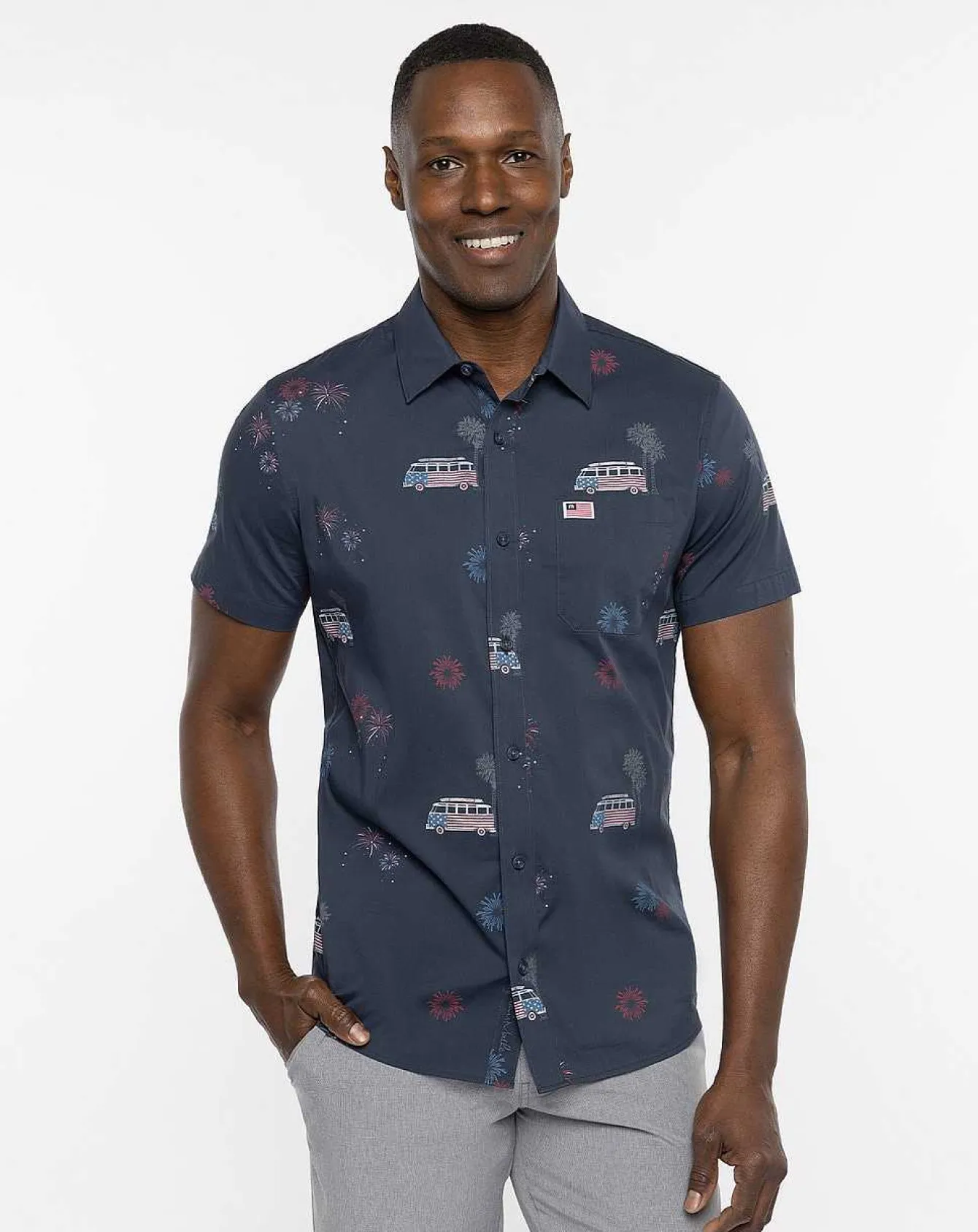 What Goes Up Button-Up